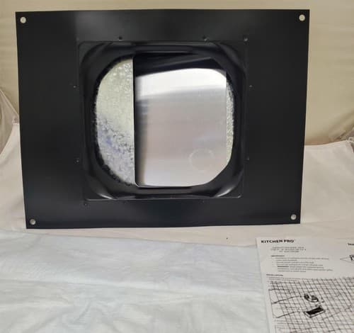 TopShield Kitchen Pro Roof Jack TSKV68 Black Vent Cover Round Ductwor - Thumbnail 7