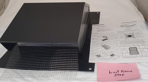 TopShield Kitchen Pro Roof Jack TSKV68 Black Vent Cover Round Ductwor - Thumbnail 9