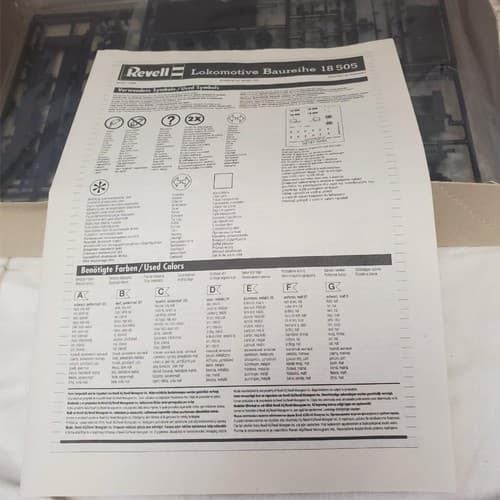 Lot of 4 ESCI & Revel 2162 1/87 Schnellzug-Lokomotive Baureihe Plastic Model kit - Thumbnail 16