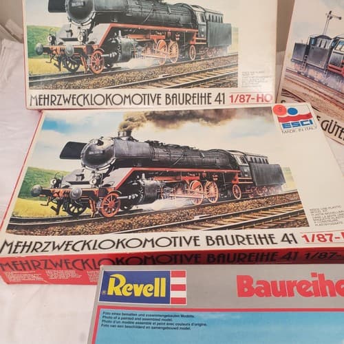 Lot of 4 ESCI & Revel 2162 1/87 Schnellzug-Lokomotive Baureihe Plastic Model kit - Thumbnail 18
