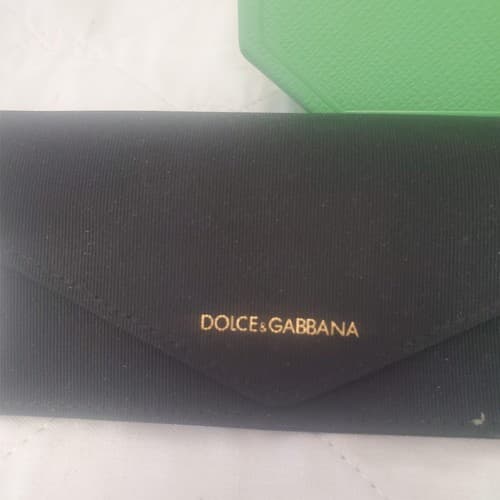 Lot of 3 Dolce Gabbana & Swaroski Eye wear Glass protective Cases - Thumbnail 2