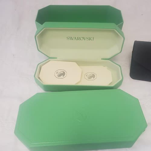 Lot of 3 Dolce Gabbana & Swaroski Eye wear Glass protective Cases - Thumbnail 10