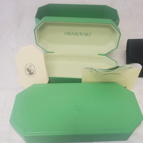 Lot of 3 Dolce Gabbana & Swaroski Eye wear Glass protective Cases - Thumbnail 9