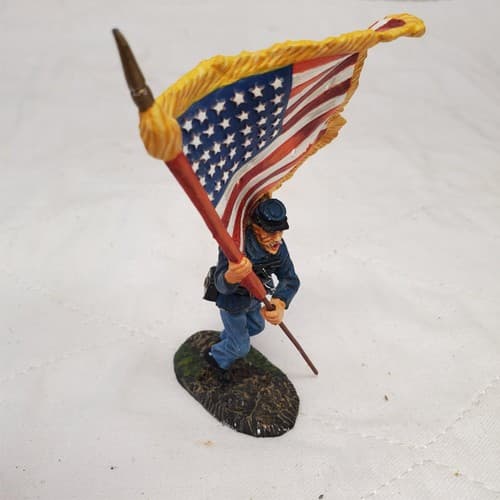 Kings & Country ACW-01-C Stars & Stripes Forever Flag Bearer CM-38 - Thumbnail 5