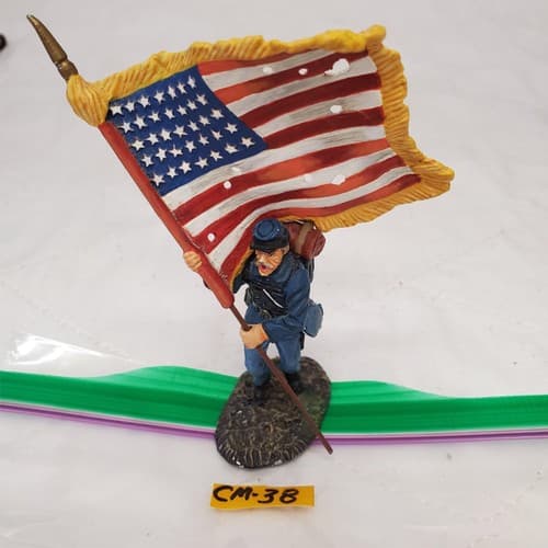 Kings & Country ACW-01-C Stars & Stripes Forever Flag Bearer CM-38 - Thumbnail 8