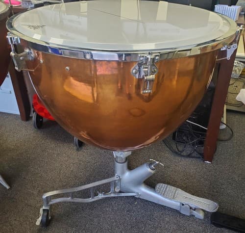 Vintage Ludwig Timpani Drum with Leedy Precision Peddle 2 - Thumbnail 3