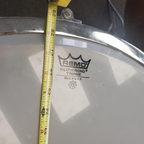 Vintage Ludwig Timpani Drum with Leedy Precision Peddle 2 - Thumbnail 2