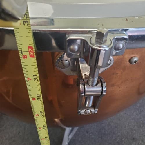 Vintage Ludwig Timpani Drum with Leedy Precision Peddle 2 - Thumbnail 5