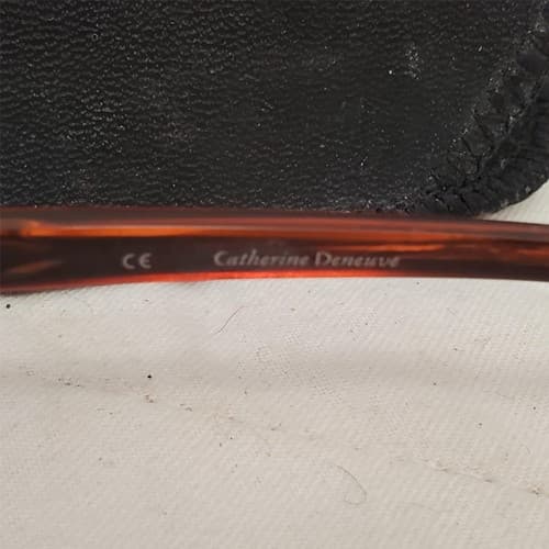 Catherine Deneuve CD-331 Gold Brown Eye glasses Frames with Case - Thumbnail 5
