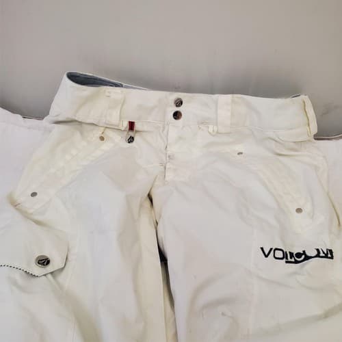 Men's Volcom Slightly Removed Size S White Fluorite Insulated Pant - Thumbnail 3