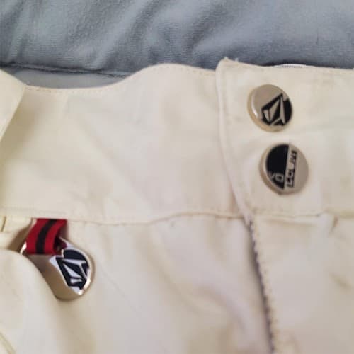 Men's Volcom Slightly Removed Size S White Fluorite Insulated Pant - Thumbnail 12