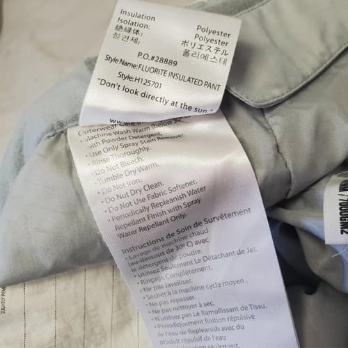 Men's Volcom Slightly Removed Size S White Fluorite Insulated Pant - Thumbnail 15