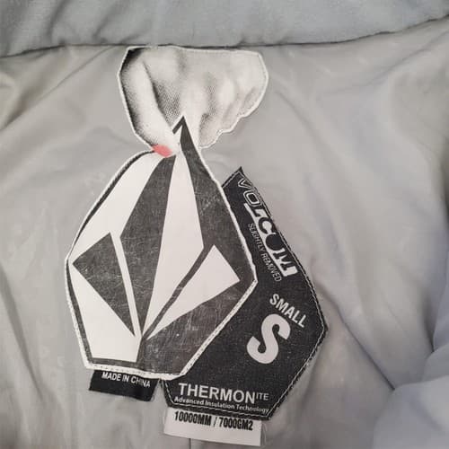 Men's Volcom Slightly Removed Size S White Fluorite Insulated Pant - Thumbnail 13