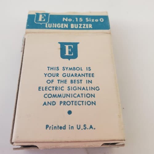 Vintage Edwards Signaling Lungen Buzzer No. 15 Size 0 - Thumbnail 2
