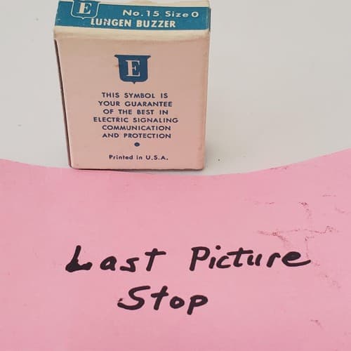 Vintage Edwards Signaling Lungen Buzzer No. 15 Size 0 - Thumbnail 9
