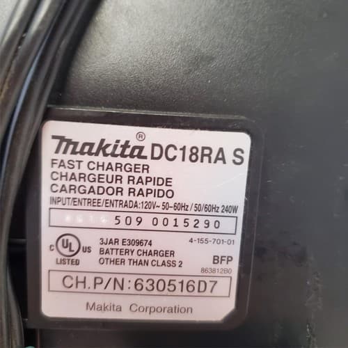 Makita DC18RA S Lithium Ion Rapid Fast Charger 240W 50-60Hz #2 - Thumbnail 4