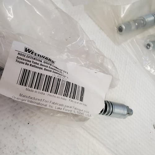 Westward Grease Hose,22-1/2 Inch 45FG53 8 Pieces #44 - Thumbnail 5