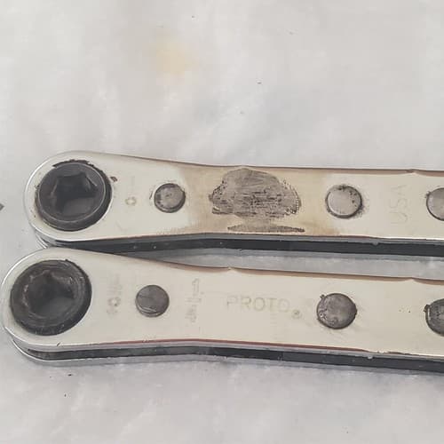 Lot of 6 Double Box End Ratcheting Wrench LOT-708 - Thumbnail 7