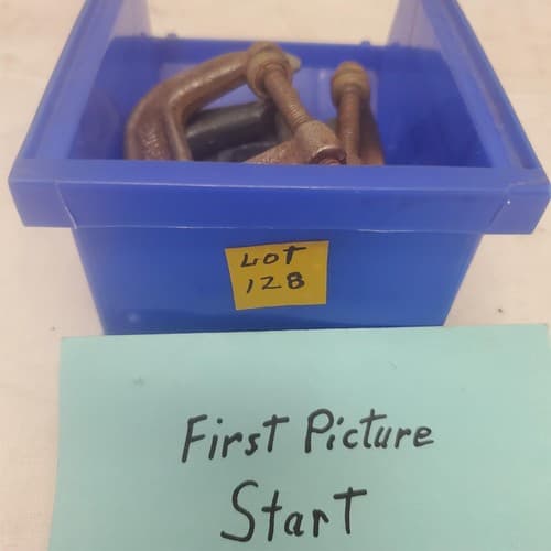 Lot of 6 Wilton Hargrave C-Clamp Wrench Hand Tool Set LOT-128 - Thumbnail 2