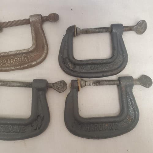 Lot of 6 Wilton Hargrave C-Clamp Wrench Hand Tool Set LOT-128 - Thumbnail 12