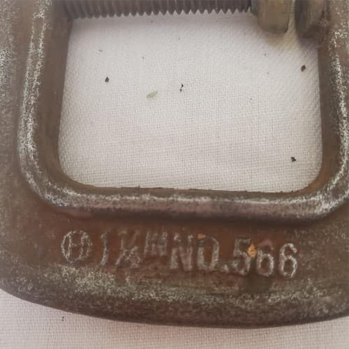 Lot of 6 Wilton Hargrave C-Clamp Wrench Hand Tool Set LOT-128 - Thumbnail 10