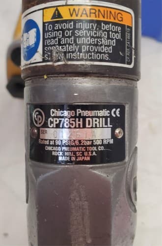 Chicago Pneumatic CP785H Drill & Ingersoll Rand Air Impact Wrench LOT-140 - Thumbnail 9