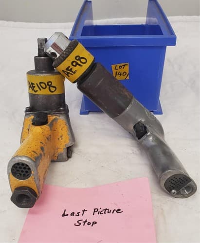 Chicago Pneumatic CP785H Drill & Ingersoll Rand Air Impact Wrench LOT-140 - Thumbnail 11