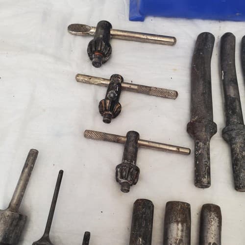 Lot of ATS Rivet Shank Collar Buster Bits, Drill Chuck Key LOT-696 - Thumbnail 4