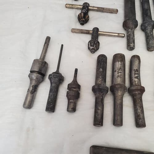 Lot of ATS Rivet Shank Collar Buster Bits, Drill Chuck Key LOT-696 - Thumbnail 7