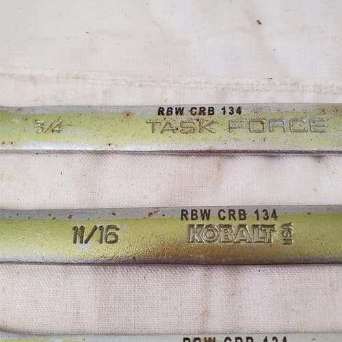 Lot of 9pcs 12 Point SAE Combination Wrench Set - LOT 469 - Thumbnail 10