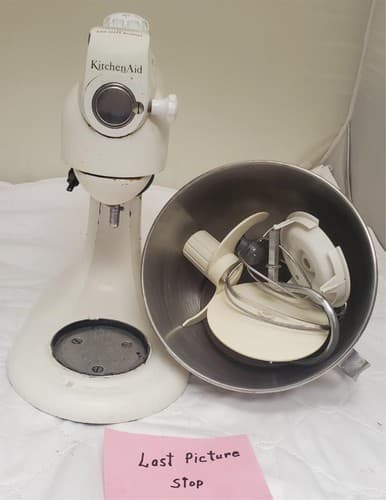 Vintage KitchenAid 3-C Stand Mixer Hobart with Attachments - Thumbnail 12