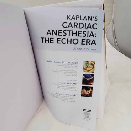 Kaplan's Cardiac Anesthesia The Echo Era Sixth Edition by Joel A. Kaplan - Thumbnail 5