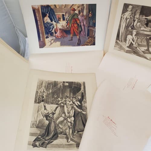 Lot of Antique Vintage Photogravure Steeple Davis Misc Artist Prints - Thumbnail 4