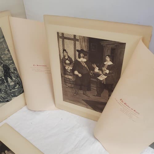 Lot of Antique Vintage Photogravure Steeple Davis Misc Artist Prints - Thumbnail 3