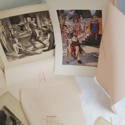 Lot of Antique Vintage Photogravure Steeple Davis Misc Artist Prints - Thumbnail 5