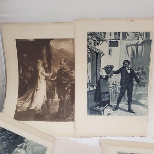 Lot of Antique Vintage Photogravure Steeple Davis Misc Artist Prints - Thumbnail 7