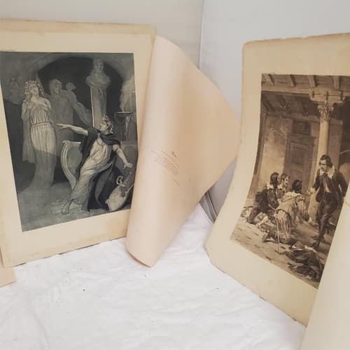 Lot of Antique Vintage Photogravure Steeple Davis Misc Artist Prints - Thumbnail 14