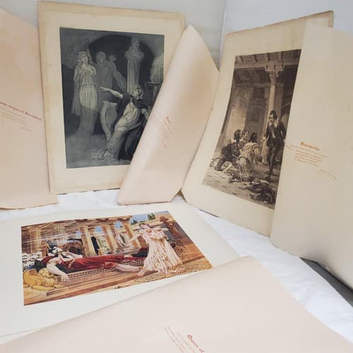 Lot of Antique Vintage Photogravure Steeple Davis Misc Artist Prints - Thumbnail 10