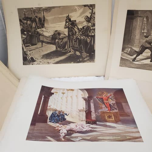 Lot of Antique Vintage Photogravure Steeple Davis Misc Artist Prints - Thumbnail 16