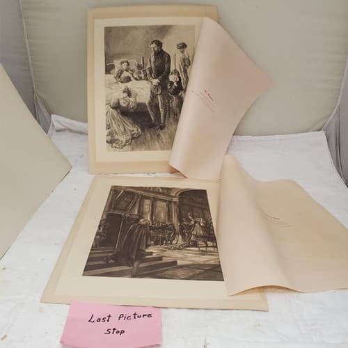 Lot of Antique Vintage Photogravure Steeple Davis Misc Artist Prints - Thumbnail 18