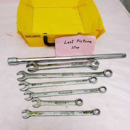 Lot of 7 Assorted Armstrong & Matco Combination Wrench Set LOT-553 - Thumbnail 14