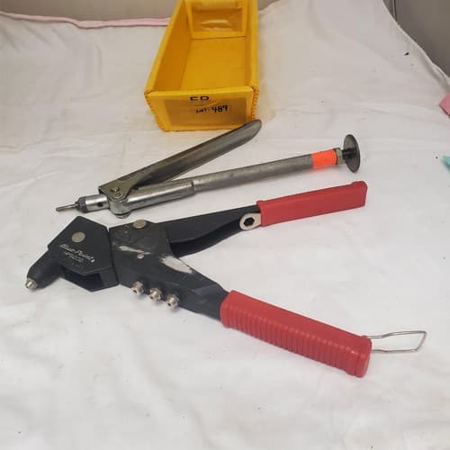 Lot of 2 Speed Driver Rivenut & Blue Point HPS202 Swivel Head Rivet Gun LOT-489 - Thumbnail 5