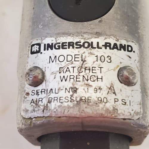 Blue Point Ingersoll Rand Heavy Duty Pneumatic Air Ratchet Wrench LOT-174 - Thumbnail 13