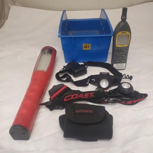 Reed Instruments 8706 Digital Psychrometer And Light Lot-389 - Image 1