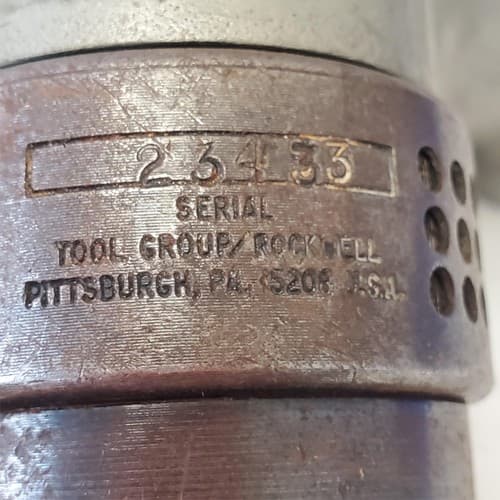 Rockwell Pneumatic Drill Air Tool & Blue Point AT200D Air Ratchet Wrench LOT-AE2 - Thumbnail 6