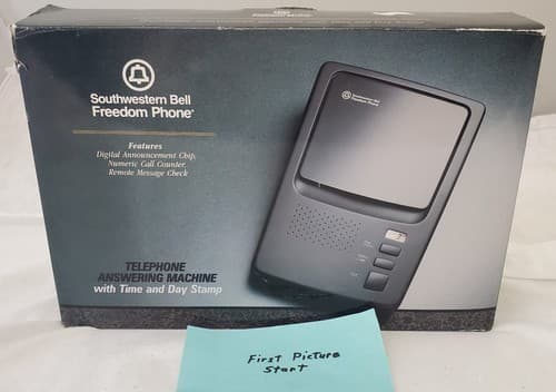 Southwestern Bell Freedom Phone Telephone Answering Machine FA 960 - Image 1