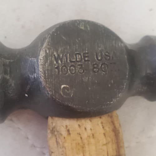 Lot of 5 Assorted Vintage Stanley Ball Peen Hammer LOT-179 - Thumbnail 10