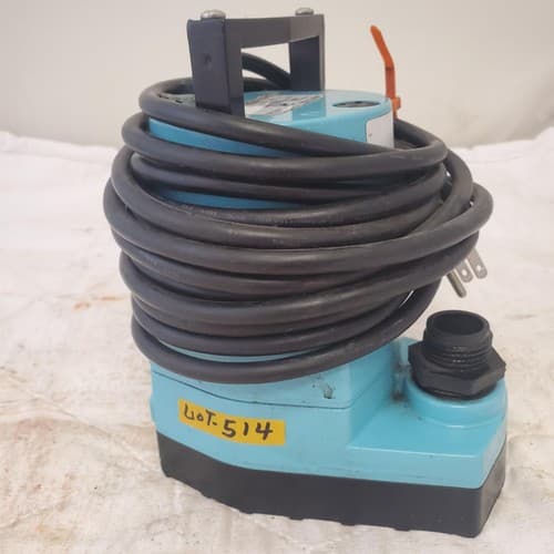 LITTLE GIANT 505902 Plug-In Utility Pump 0.17 HP 115V 10 Feet AC LOT 514 - Image 1