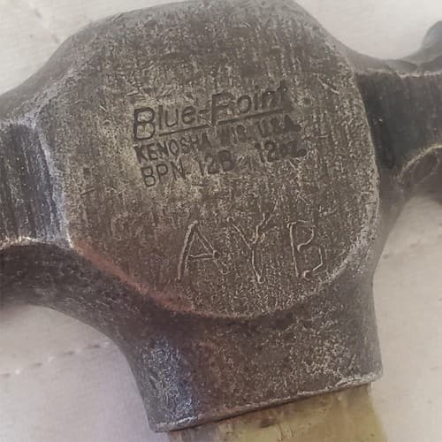 Lot of 5 Assorted Vintage Stanley Ball Peen Hammer LOT-179 - Thumbnail 9