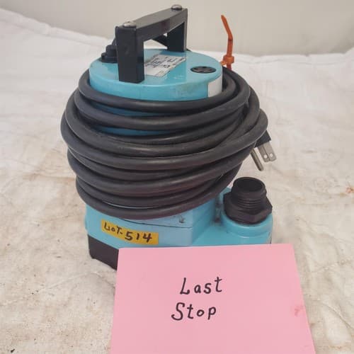 LITTLE GIANT 505902 Plug-In Utility Pump 0.17 HP 115V 10 Feet AC LOT 514 - Thumbnail 7